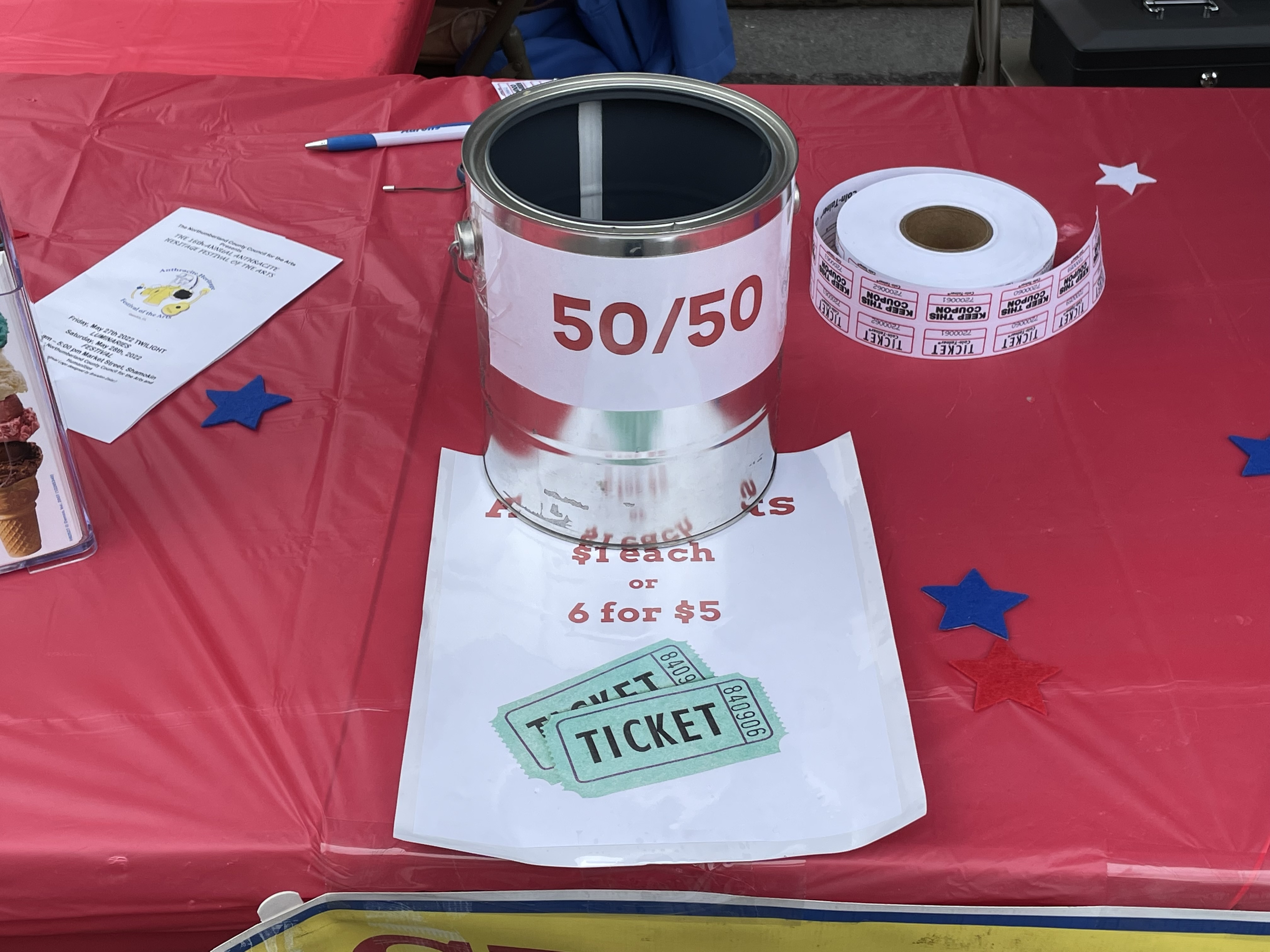 50/50 Raffle and Lottery Bucket – Shamokin-Coal Township Public Library